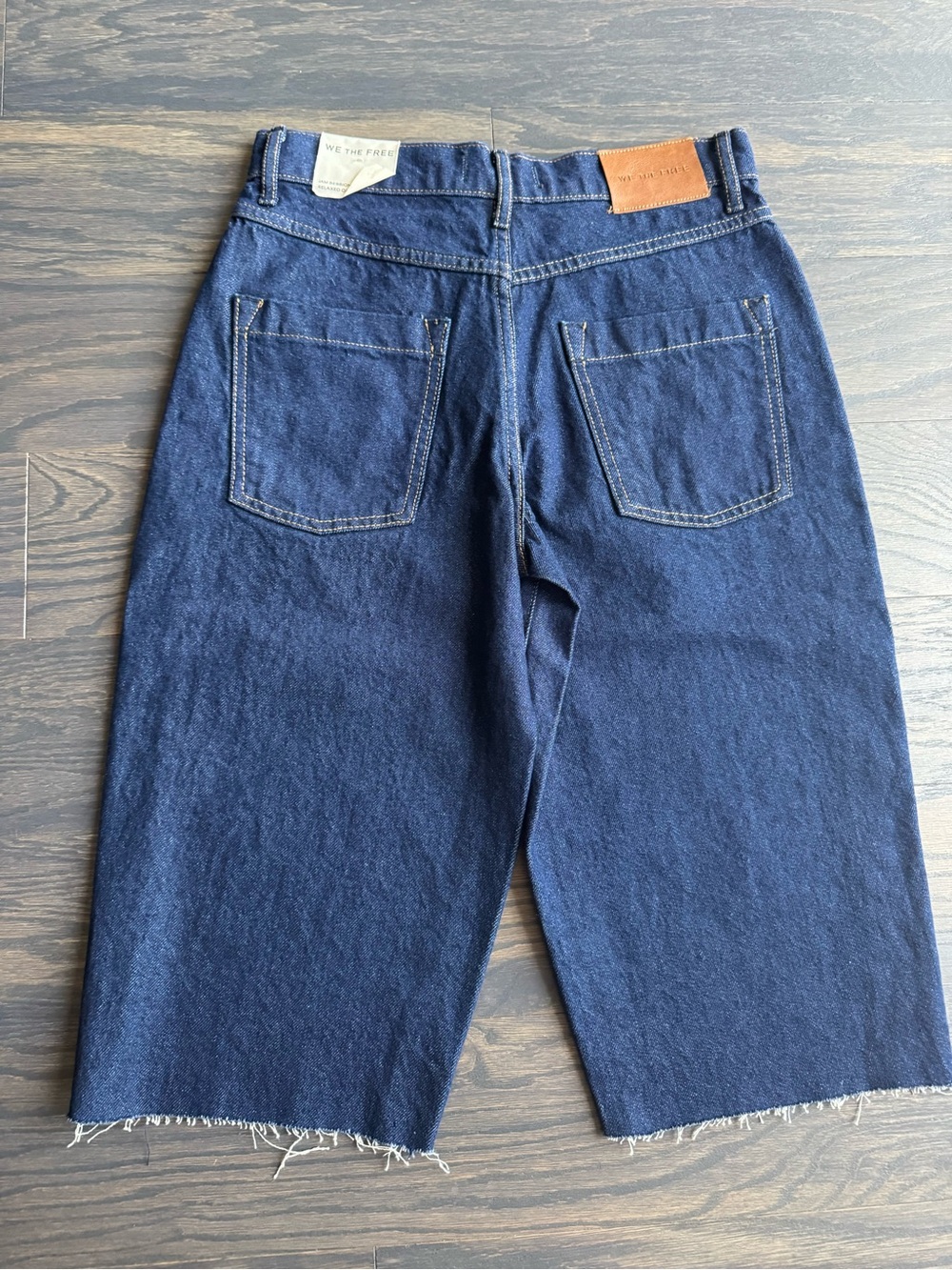 We The Free Jam Session Relaxed Capri Jeans Size 25 NWT Free People - Picture 8 of 13